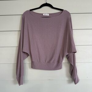 Mocha Batwing Sleeve Top